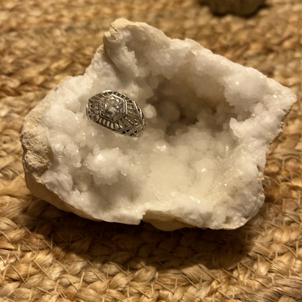 Sterling Silver Art Deco Ring